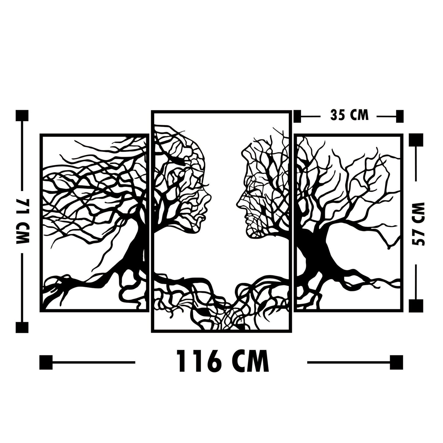 Zidna dekoracija LOVE TREEE, Love Tree
