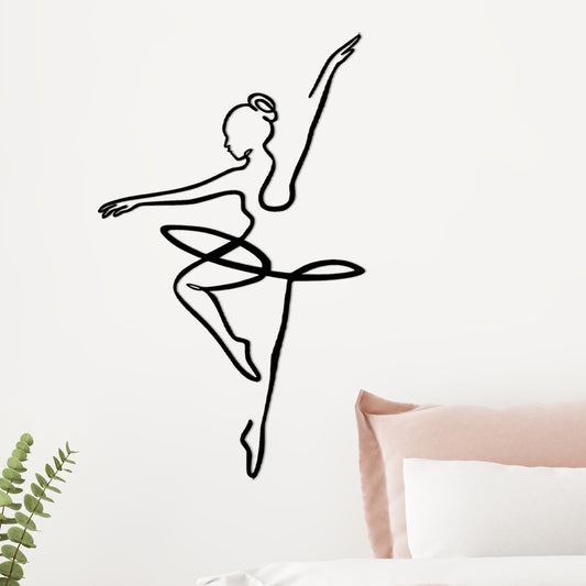 Metalna zidna dekoracija, Ballerina 1