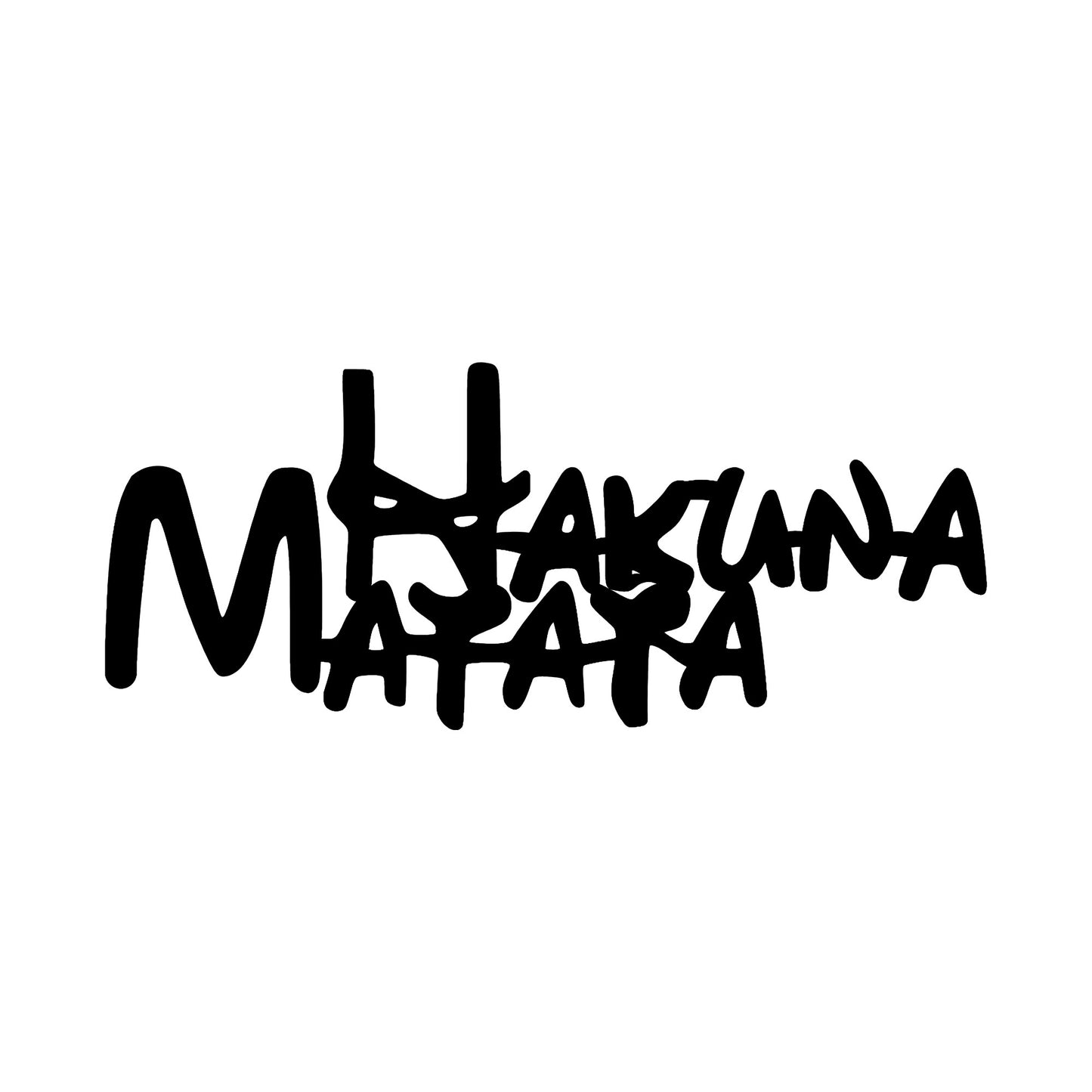 Metalna zidna dekoracija, Hakuna Matata 5