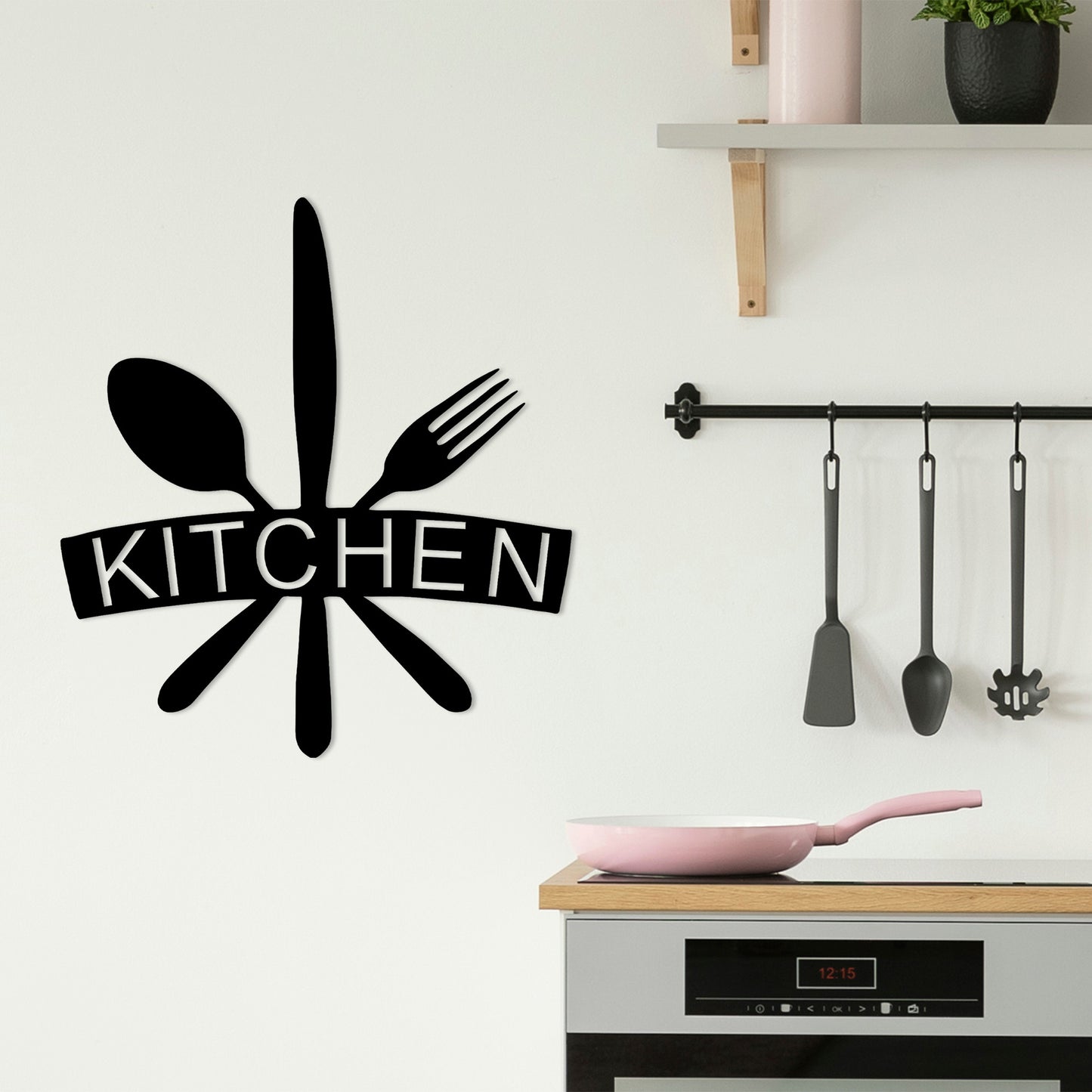 Metalna zidna dekoracija, Kitchen
