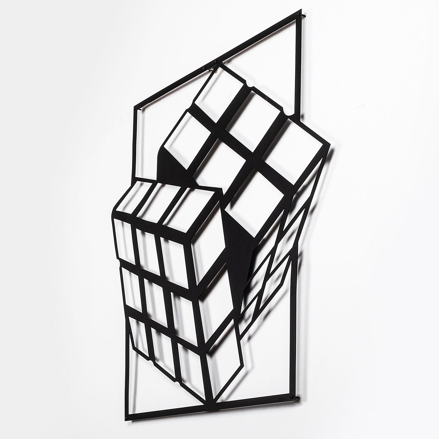 Metalna zidna dekoracija, Rubik's Cube