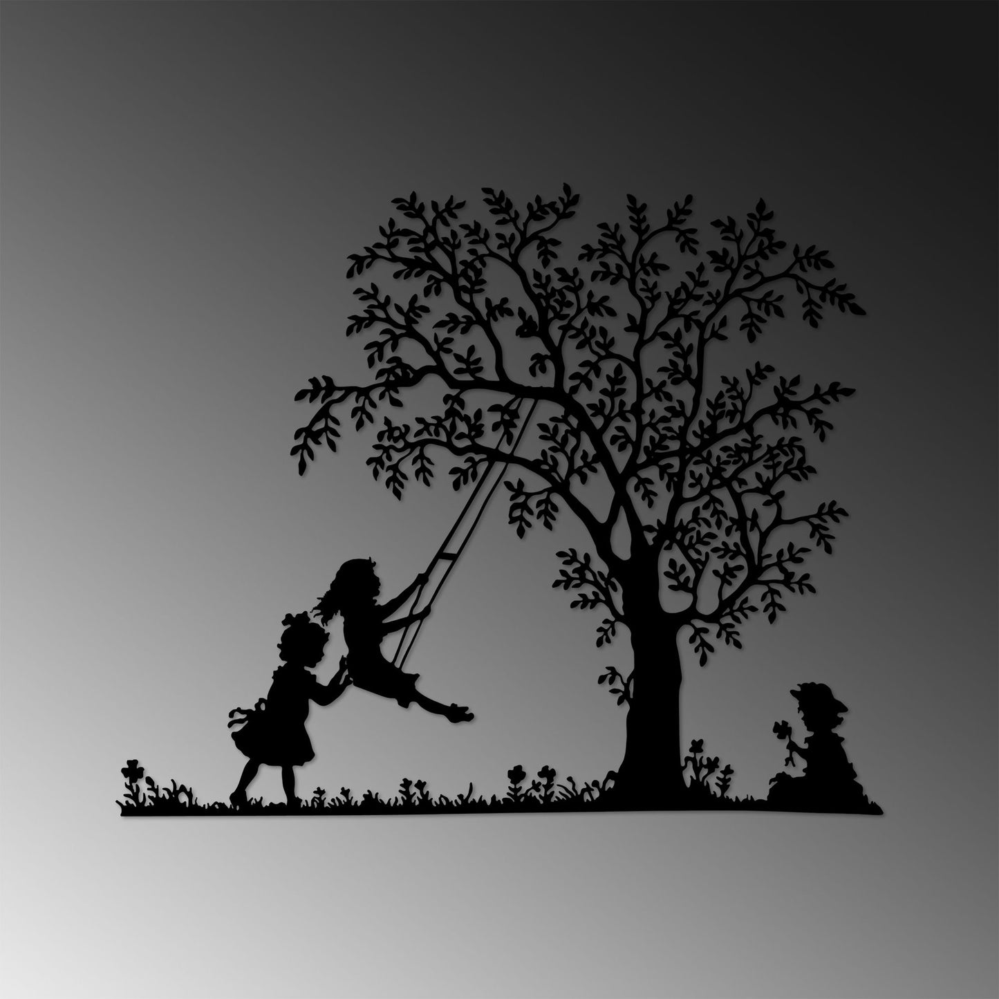 Metalna zidna dekoracija, Swing And Kids
