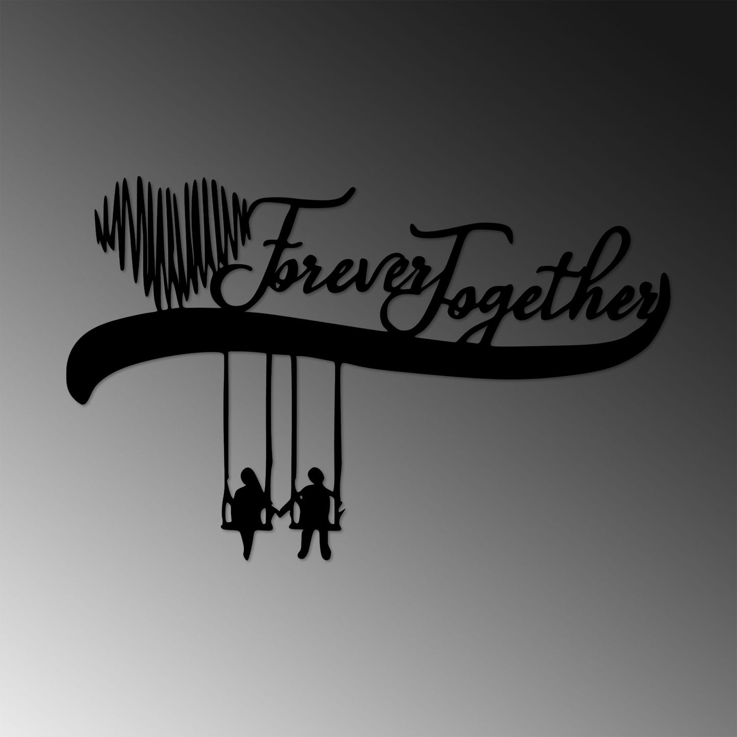 Metalna zidna dekoracija, Forever Together