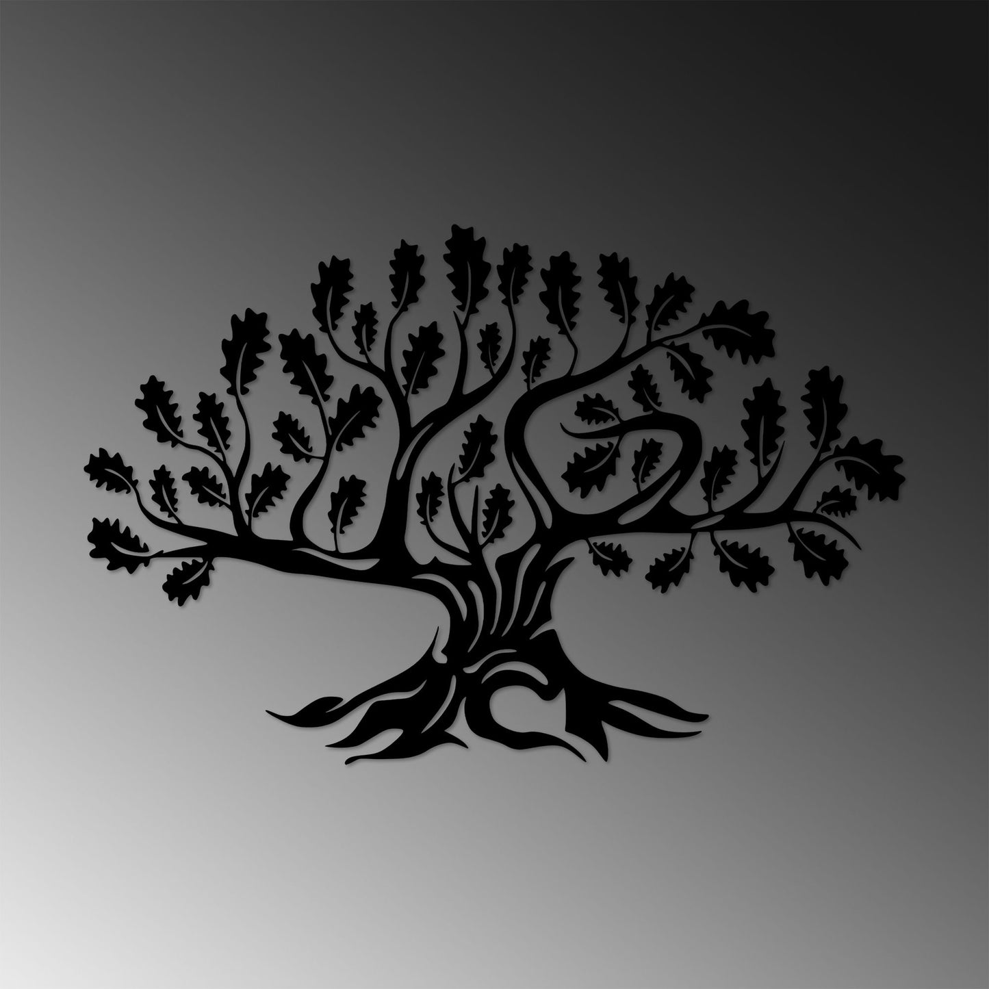 Metalna zidna dekoracija, Monumental Tree