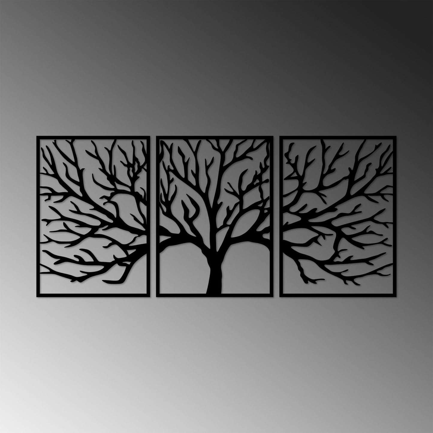 Metalna zidna dekoracija, Monumental Tree 16