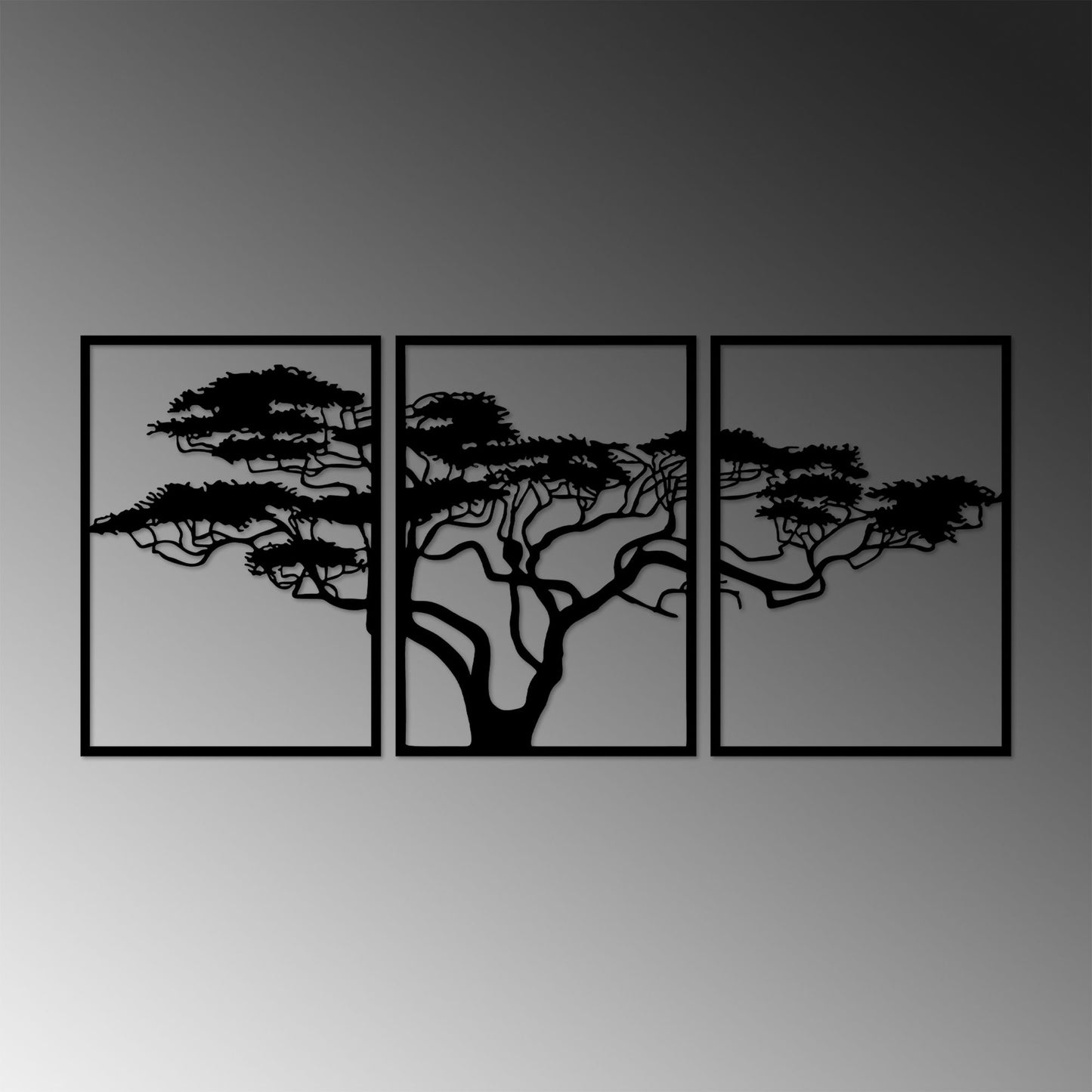 Metalna zidna dekoracija, Acacia Tree