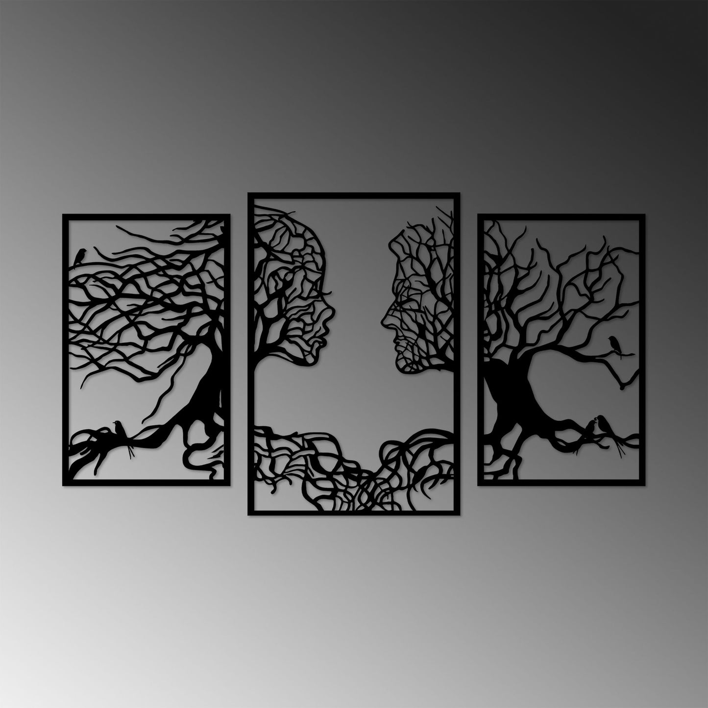 Metalna zidna dekoracija, Tree Love
