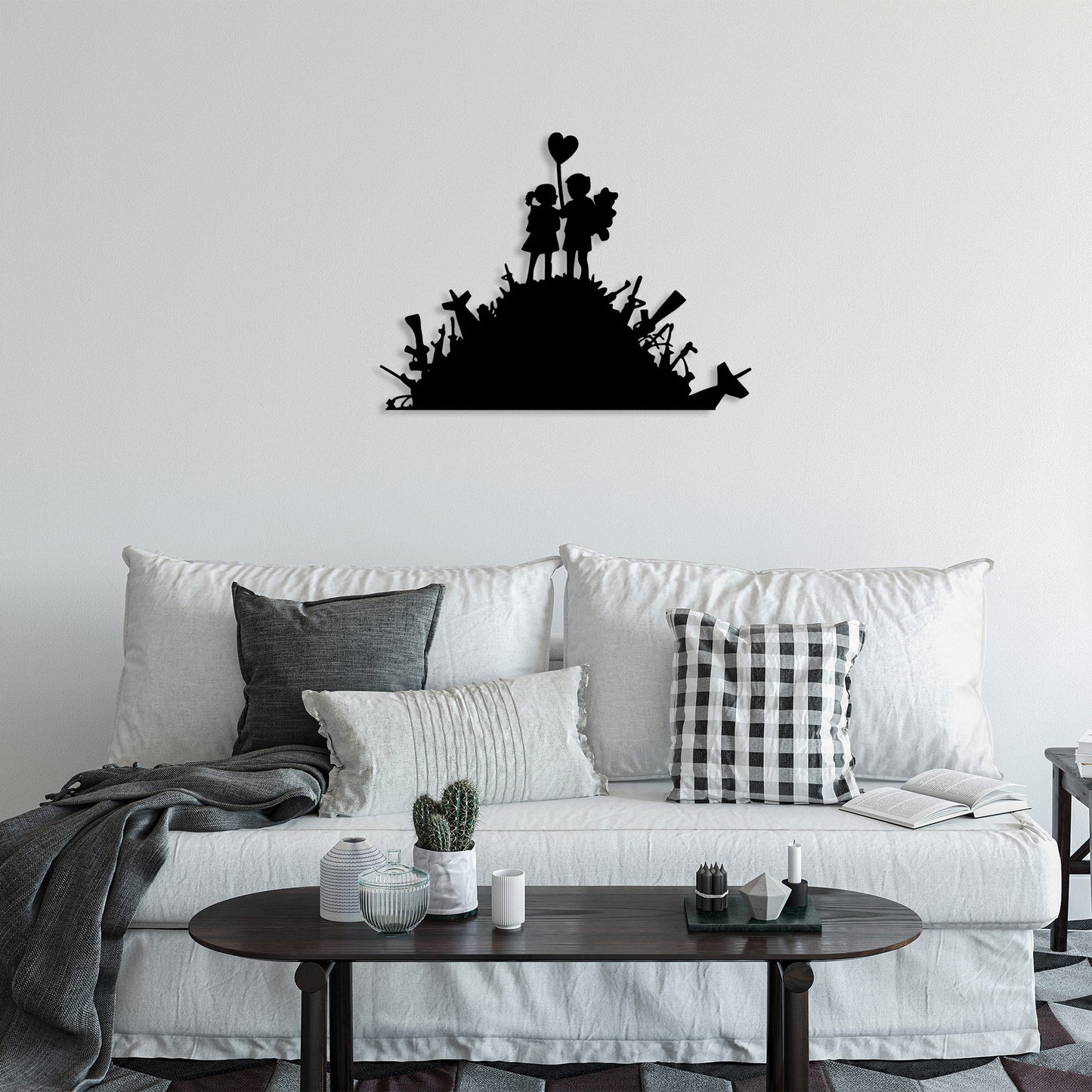 Metalna zidna dekoracija, Banksy - 2