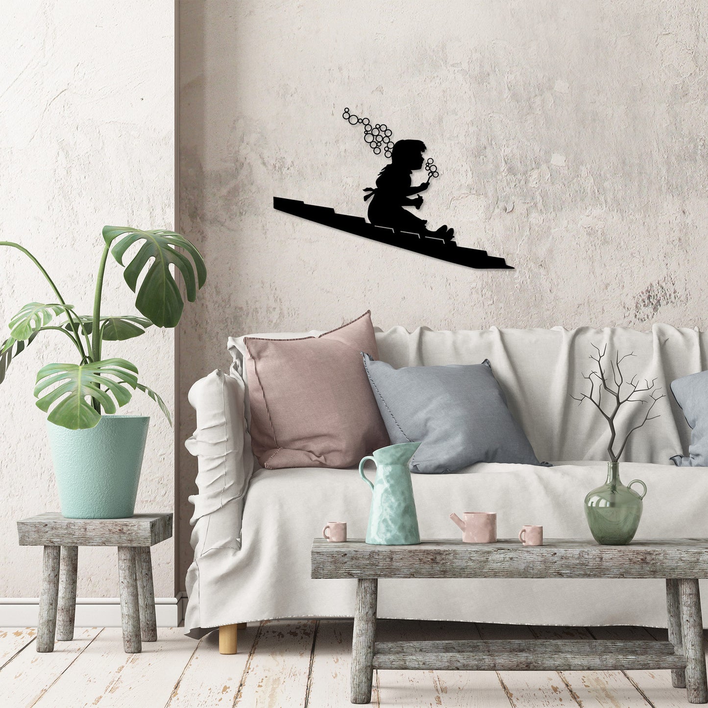 Metalna zidna dekoracija, Banksy - 3