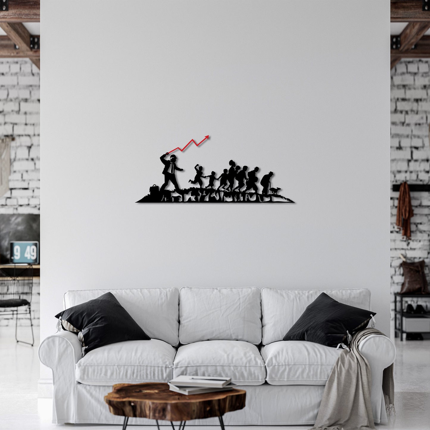 Metalna zidna dekoracija, Banksy - 4