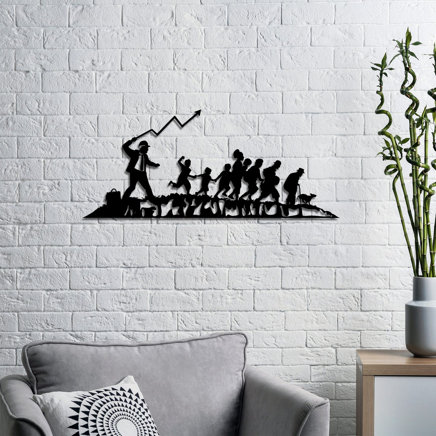 Metalna zidna dekoracija, Banksy - 5