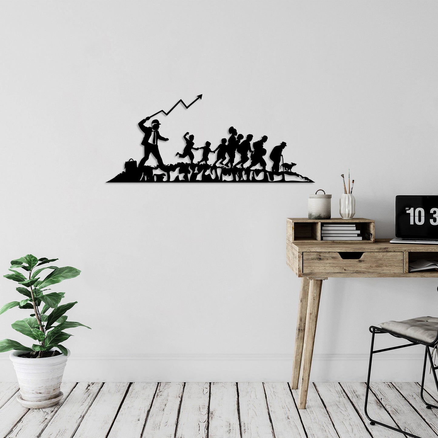 Metalna zidna dekoracija, Banksy - 5