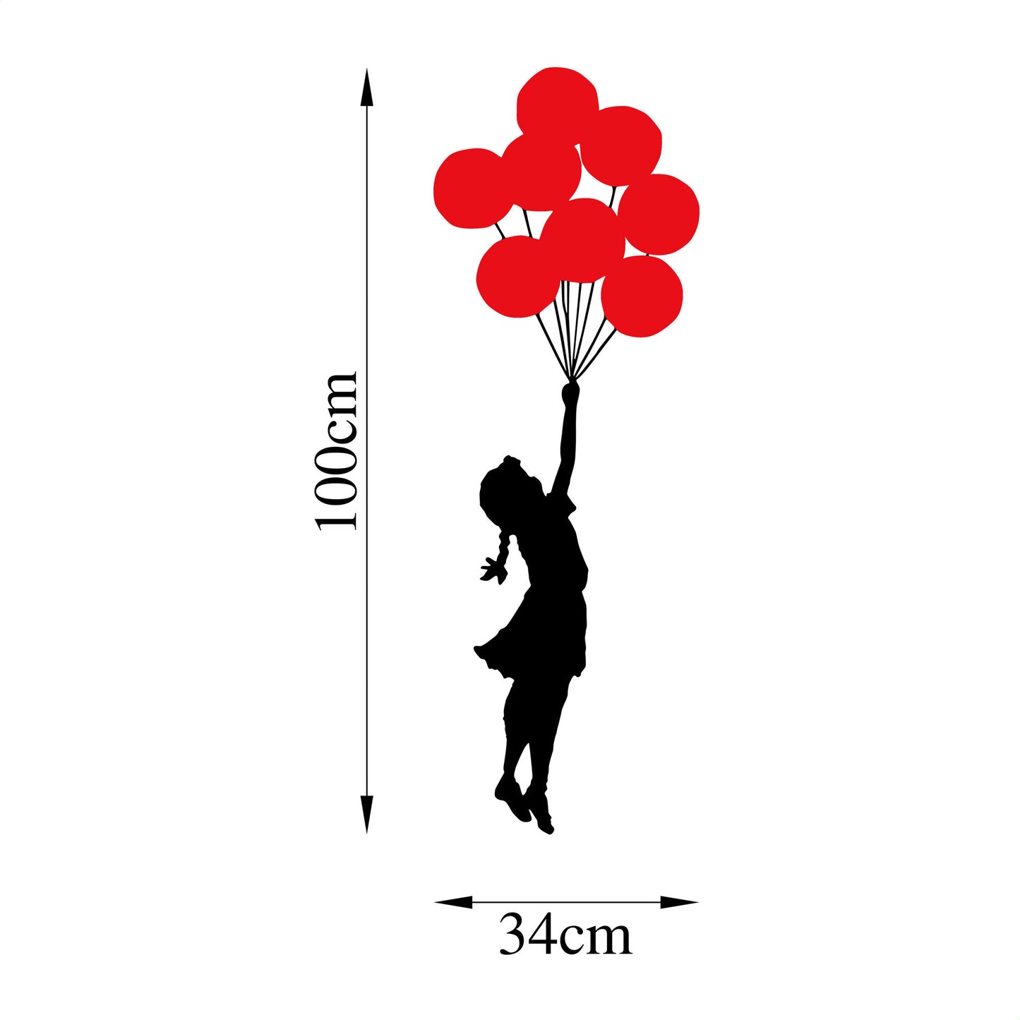 Metalna zidna dekoracija, Banksy - 11