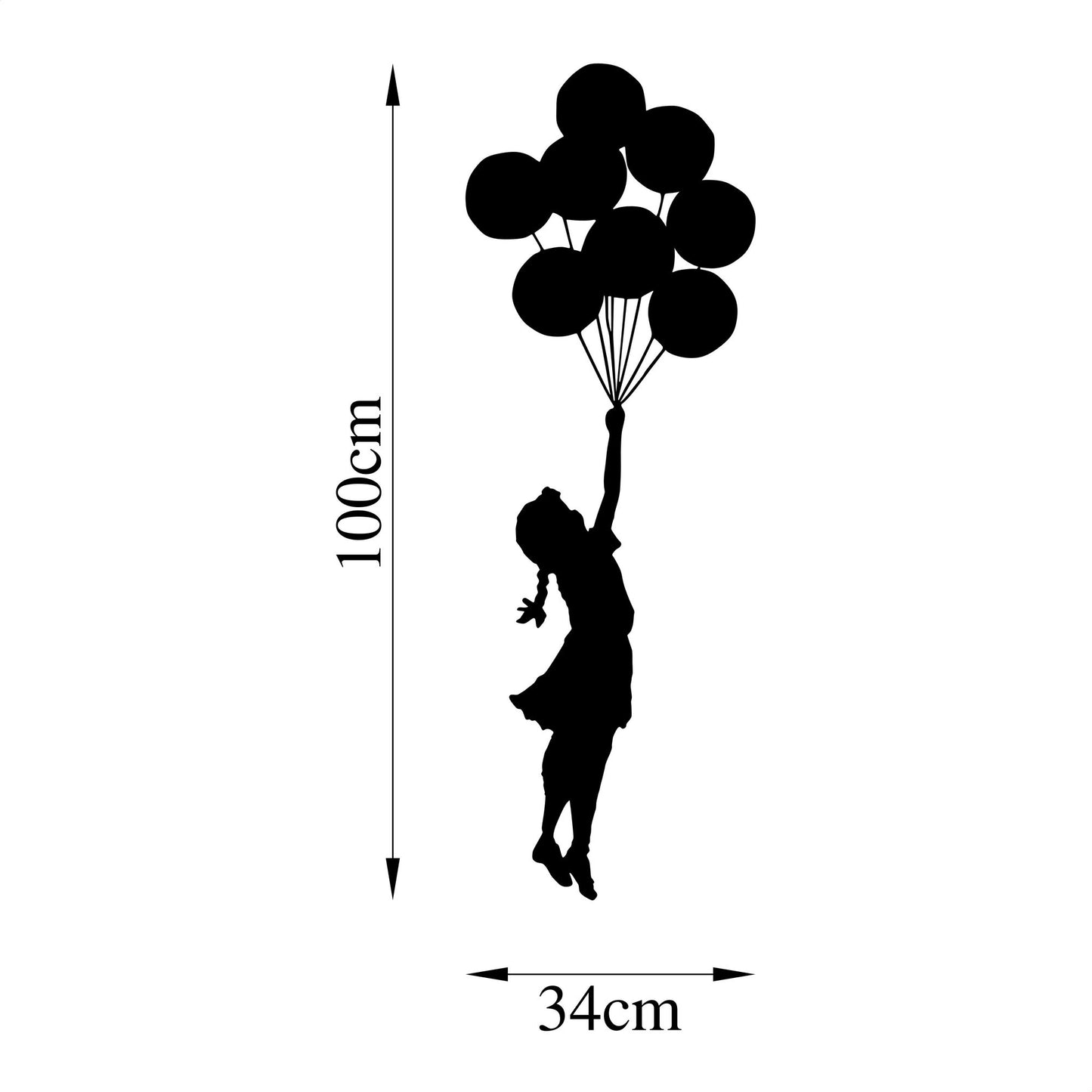Metalna zidna dekoracija, Banksy - 12