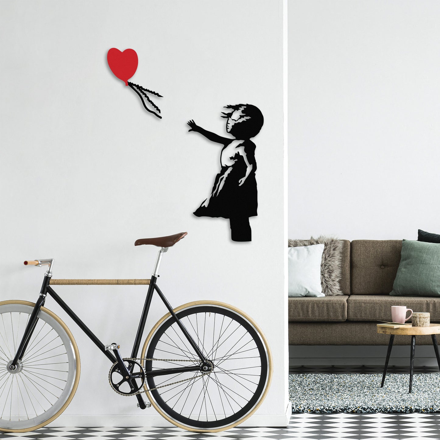 Metalna zidna dekoracija, Banksy - 13