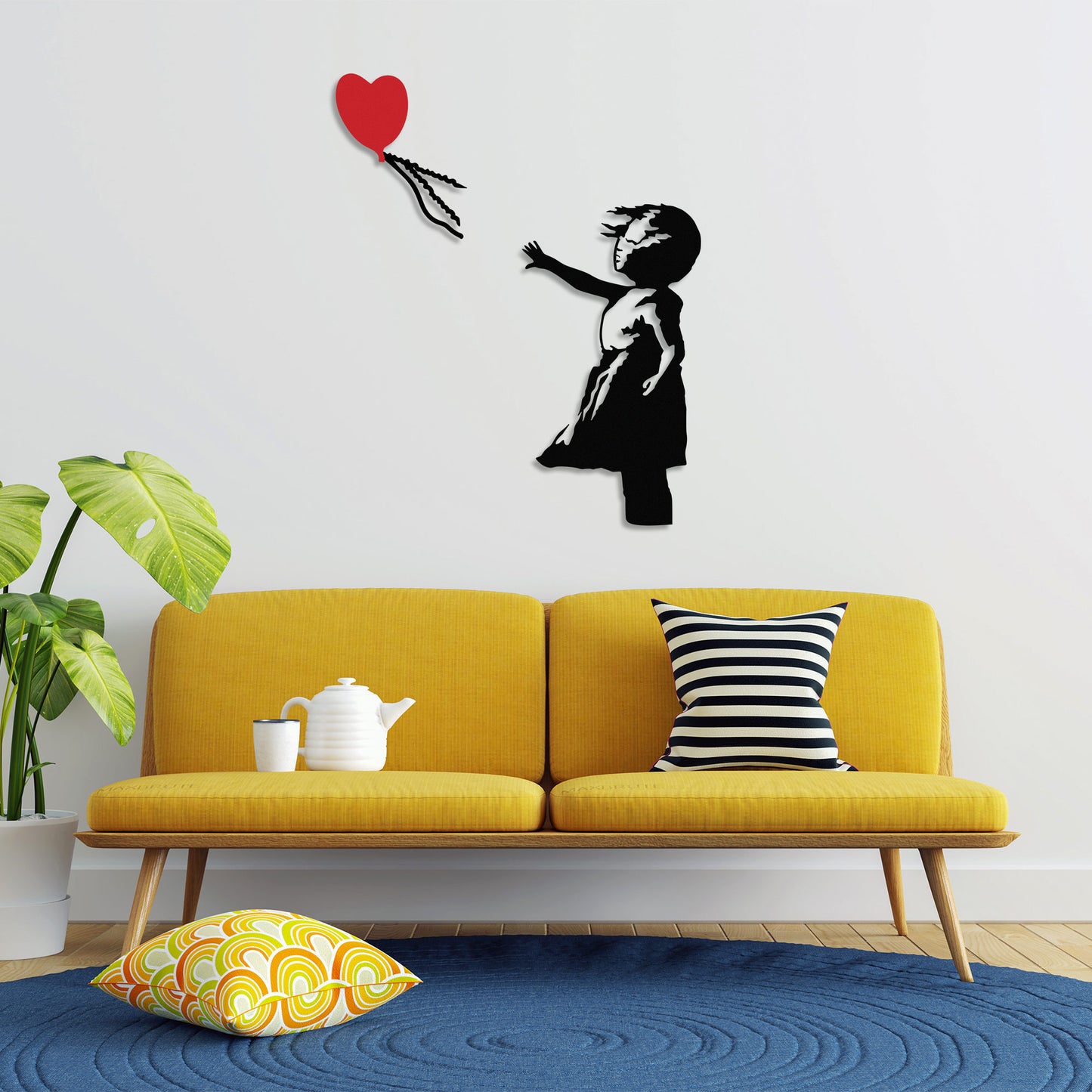 Metalna zidna dekoracija, Banksy - 13