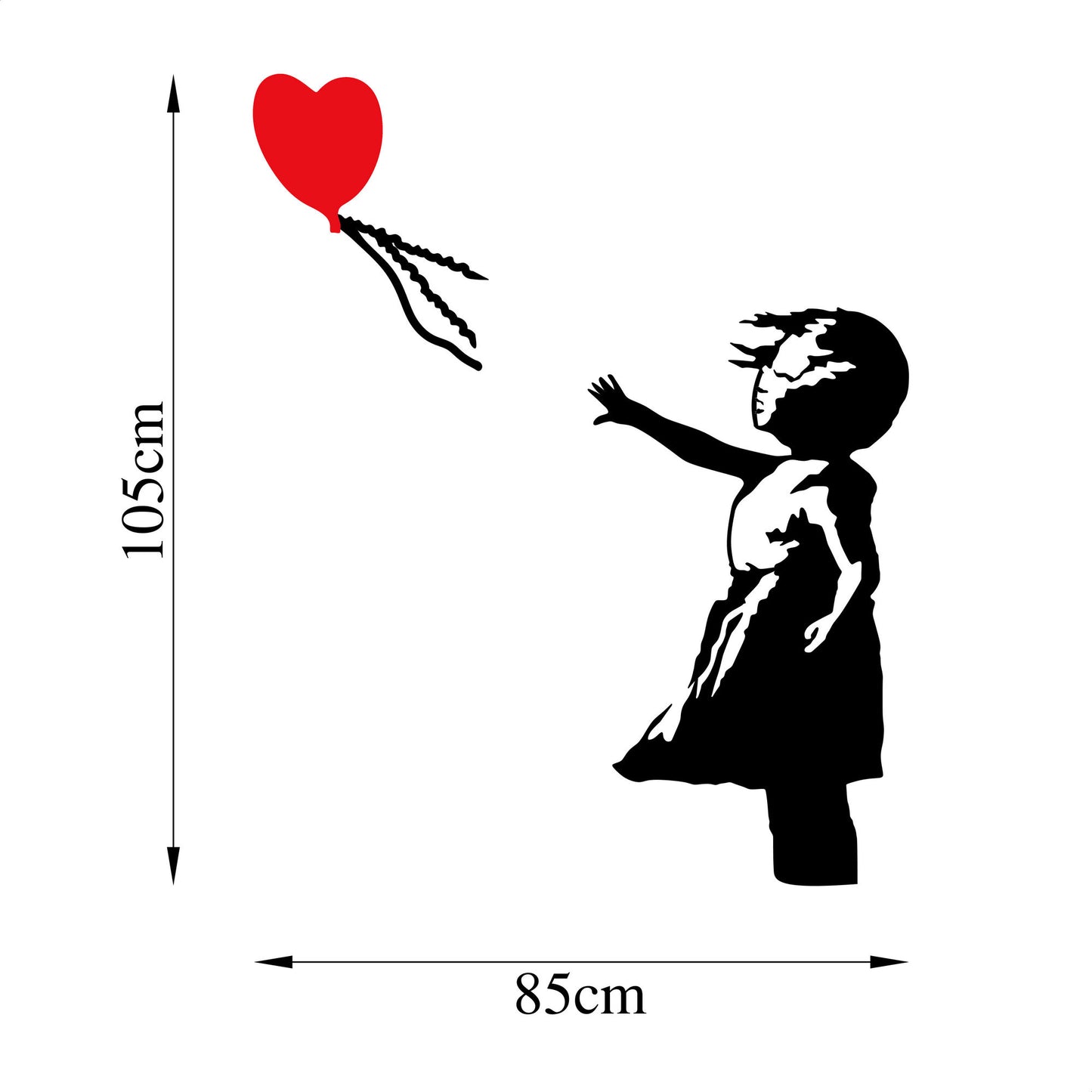 Metalna zidna dekoracija, Banksy - 13