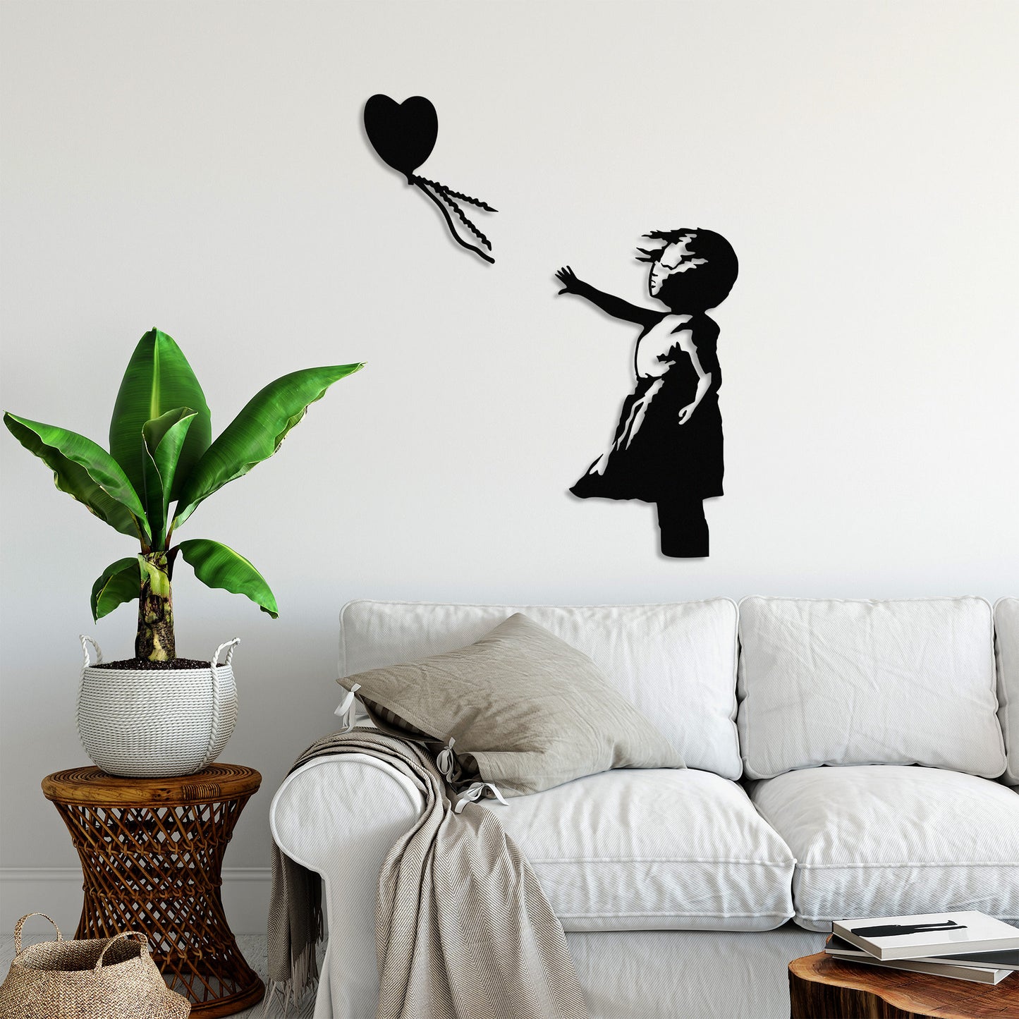 Metalna zidna dekoracija, Banksy - 14