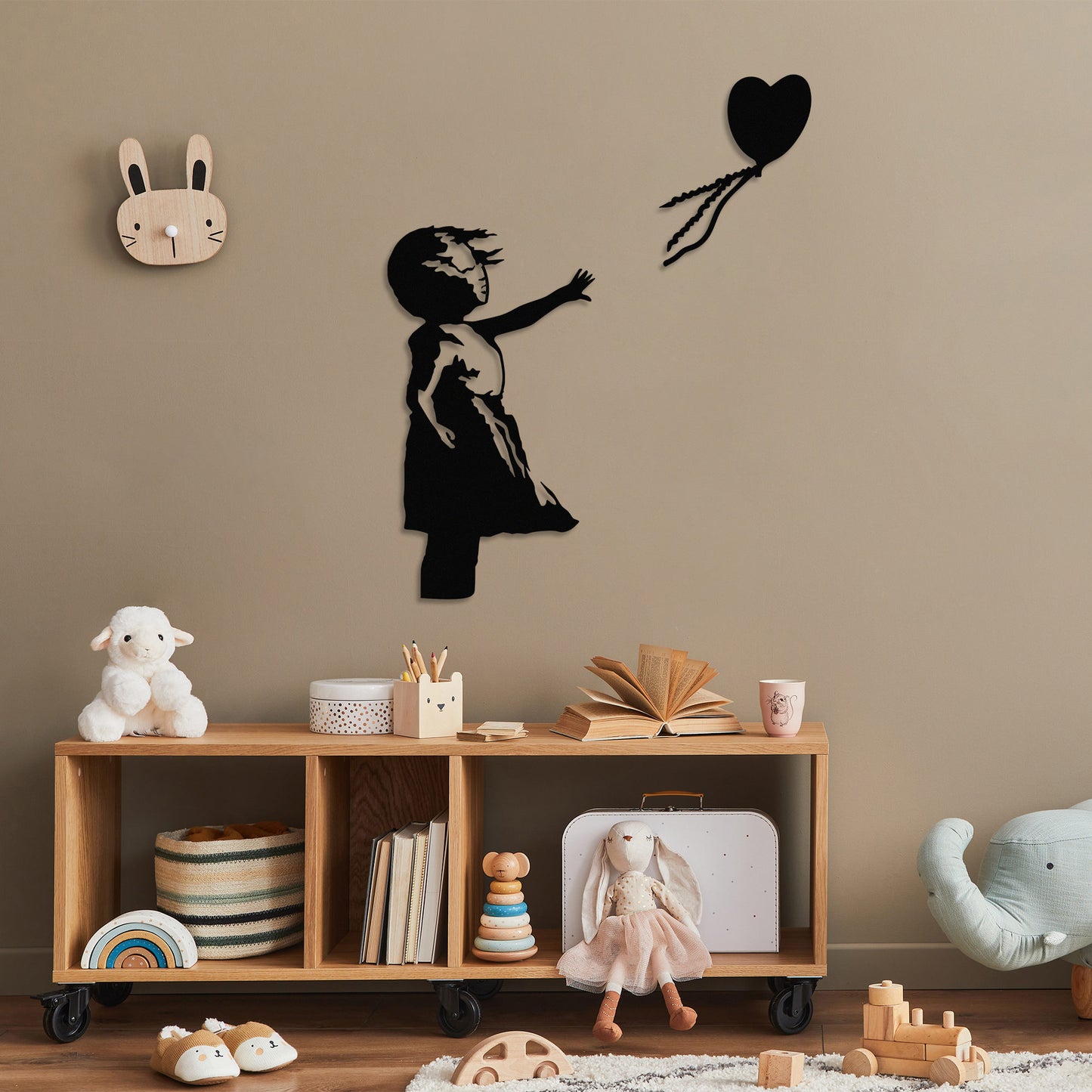 Metalna zidna dekoracija, Banksy - 14