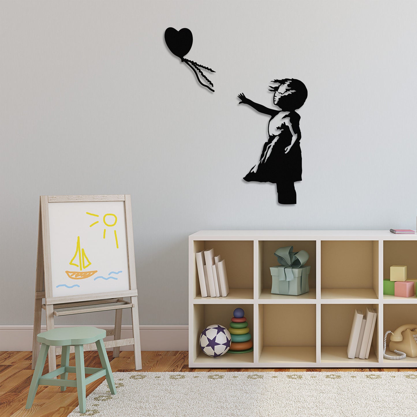 Metalna zidna dekoracija, Banksy - 14