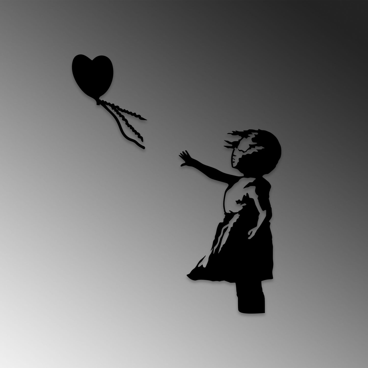 Metalna zidna dekoracija, Banksy - 14