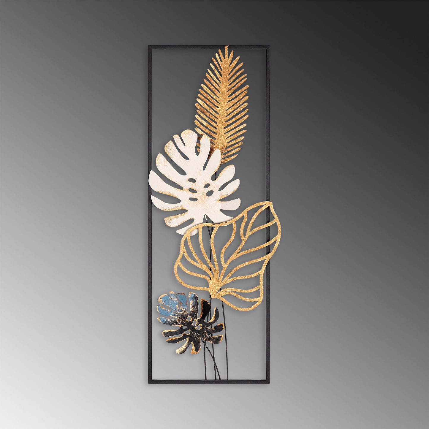 Metalna zidna dekoracija, Palm Leaves
