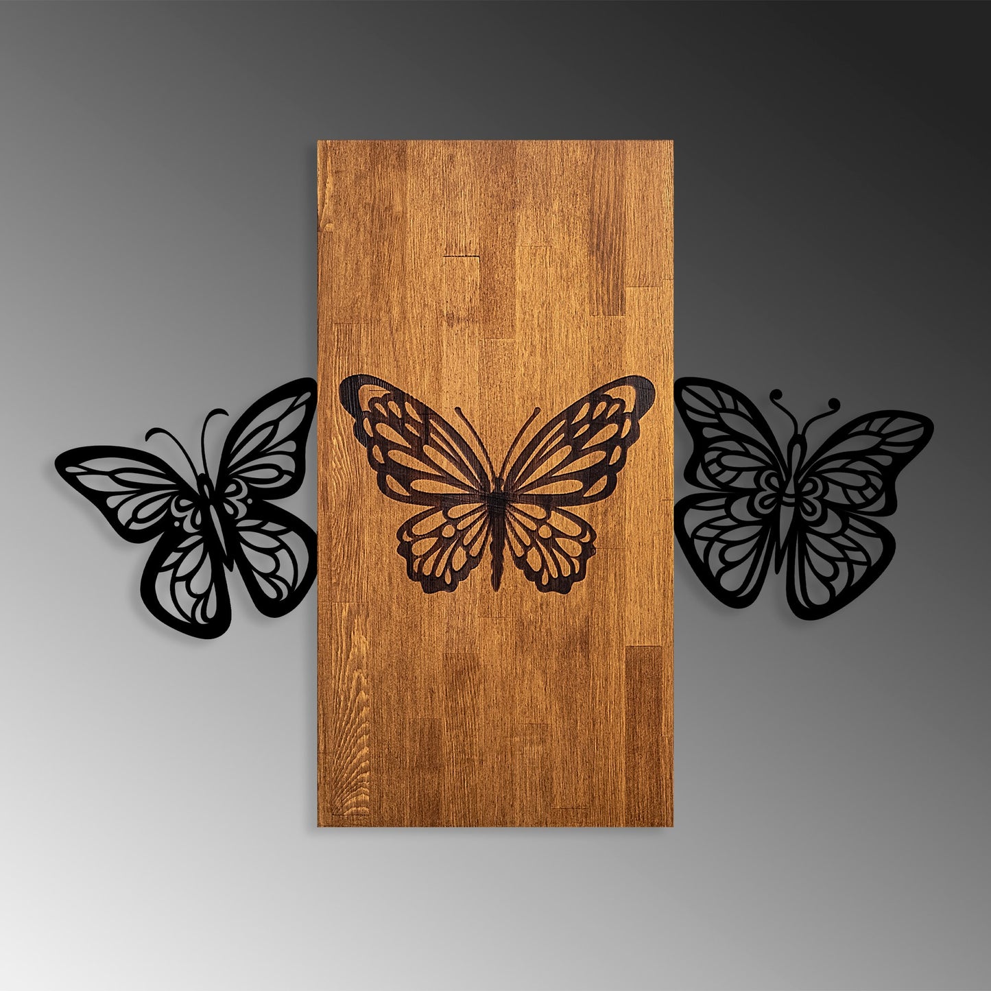 Drvena zidna dekoracija, Butterflies 2
