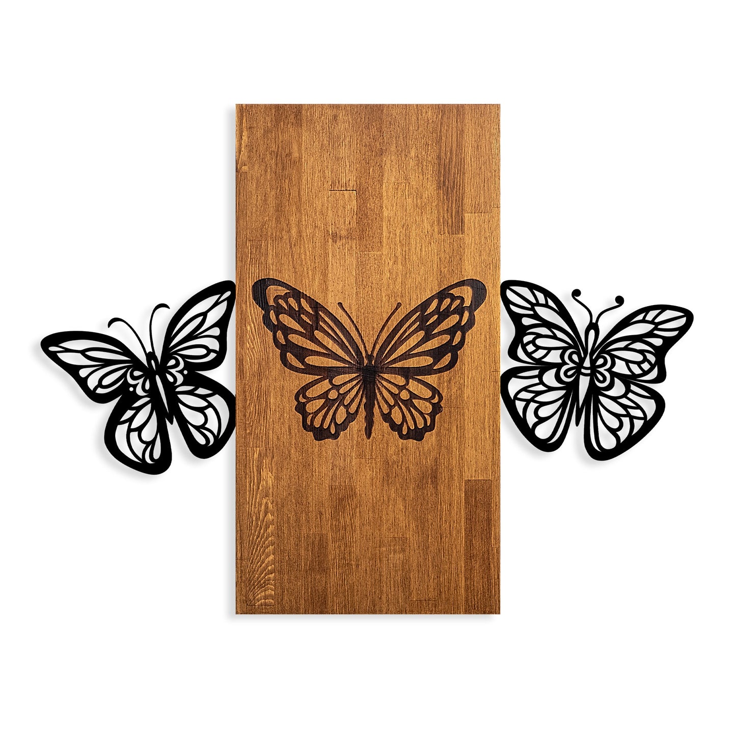 Drvena zidna dekoracija, Butterflies 2
