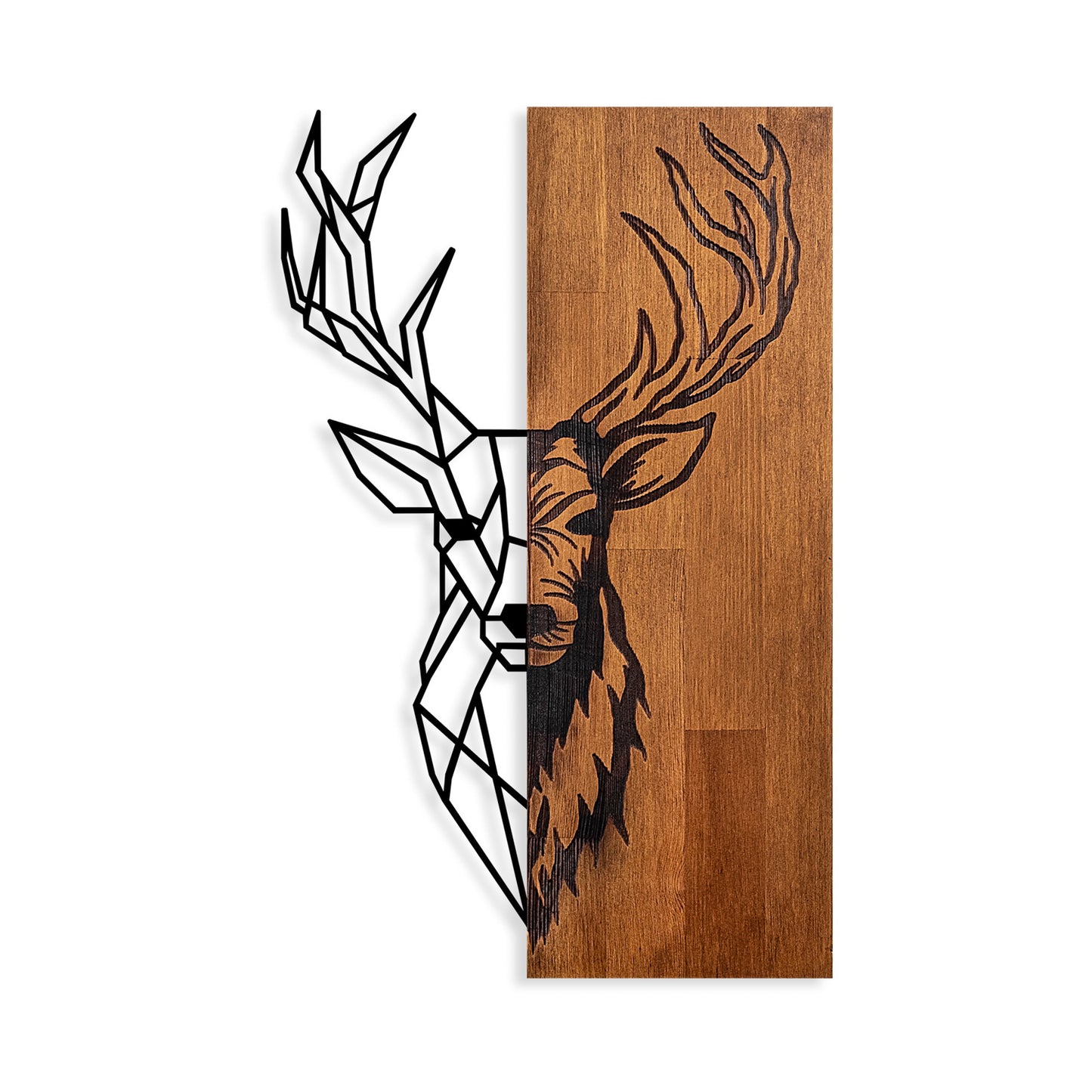 Drvena zidna dekoracija, Red Deer 1