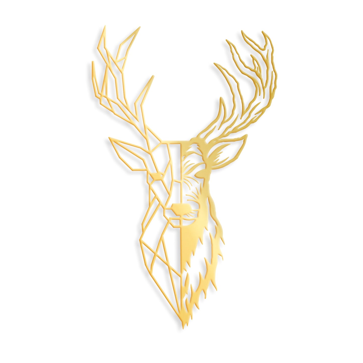 Metalna zidna dekoracija, Red Deer 3