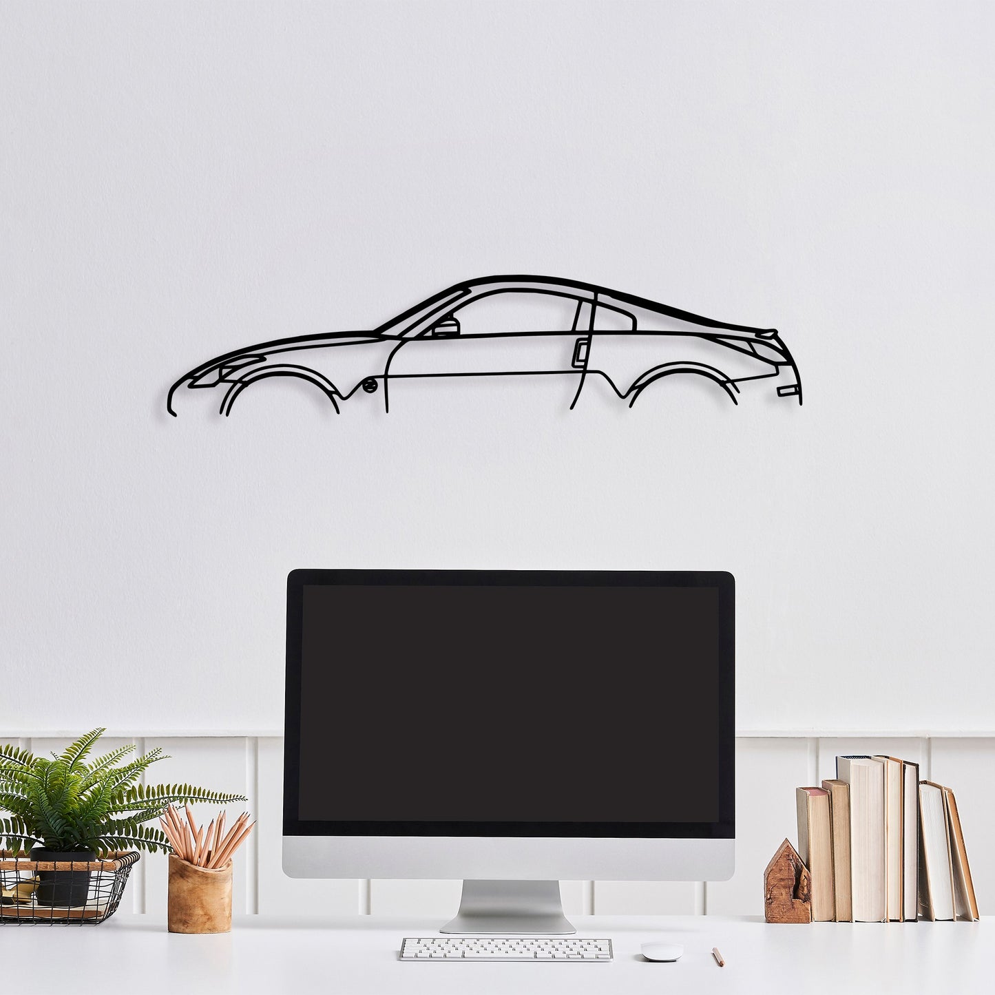 Metalna zidna dekoracija, Nissan 350Z Silhouette