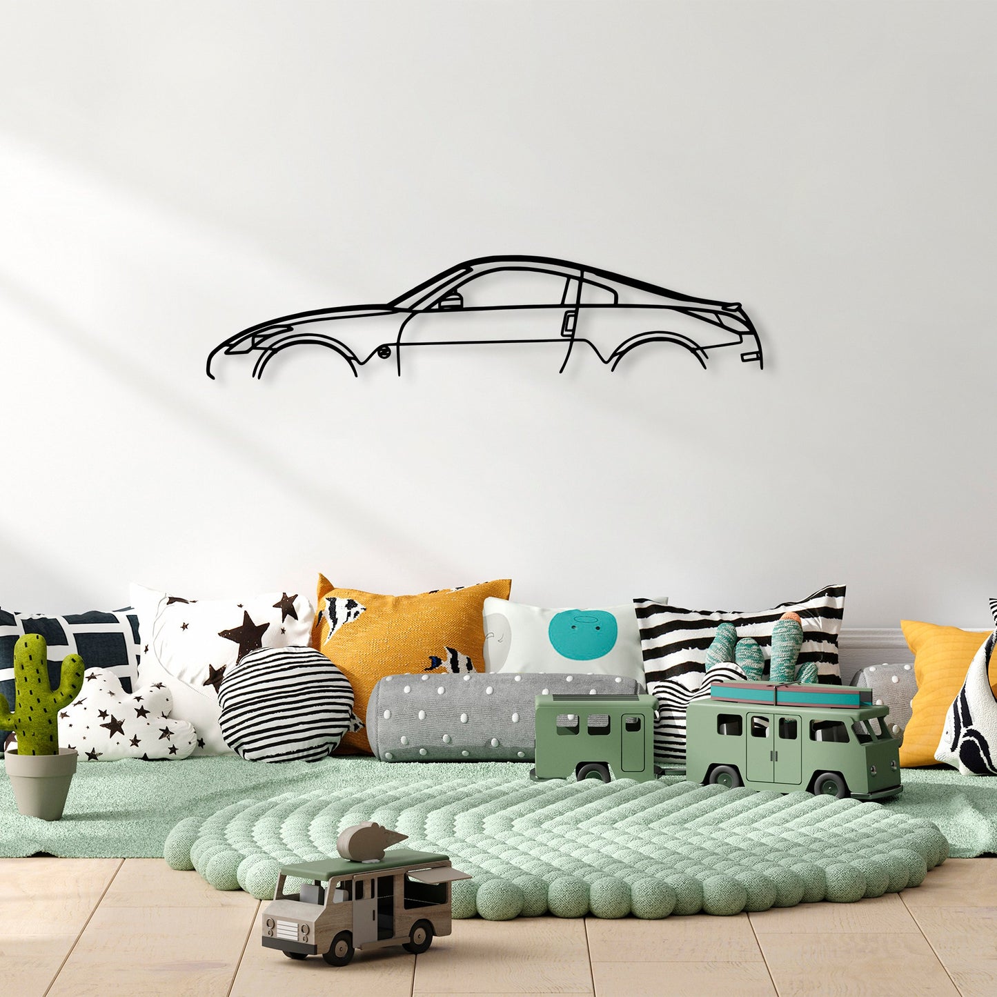 Metalna zidna dekoracija, Nissan 350Z Silhouette