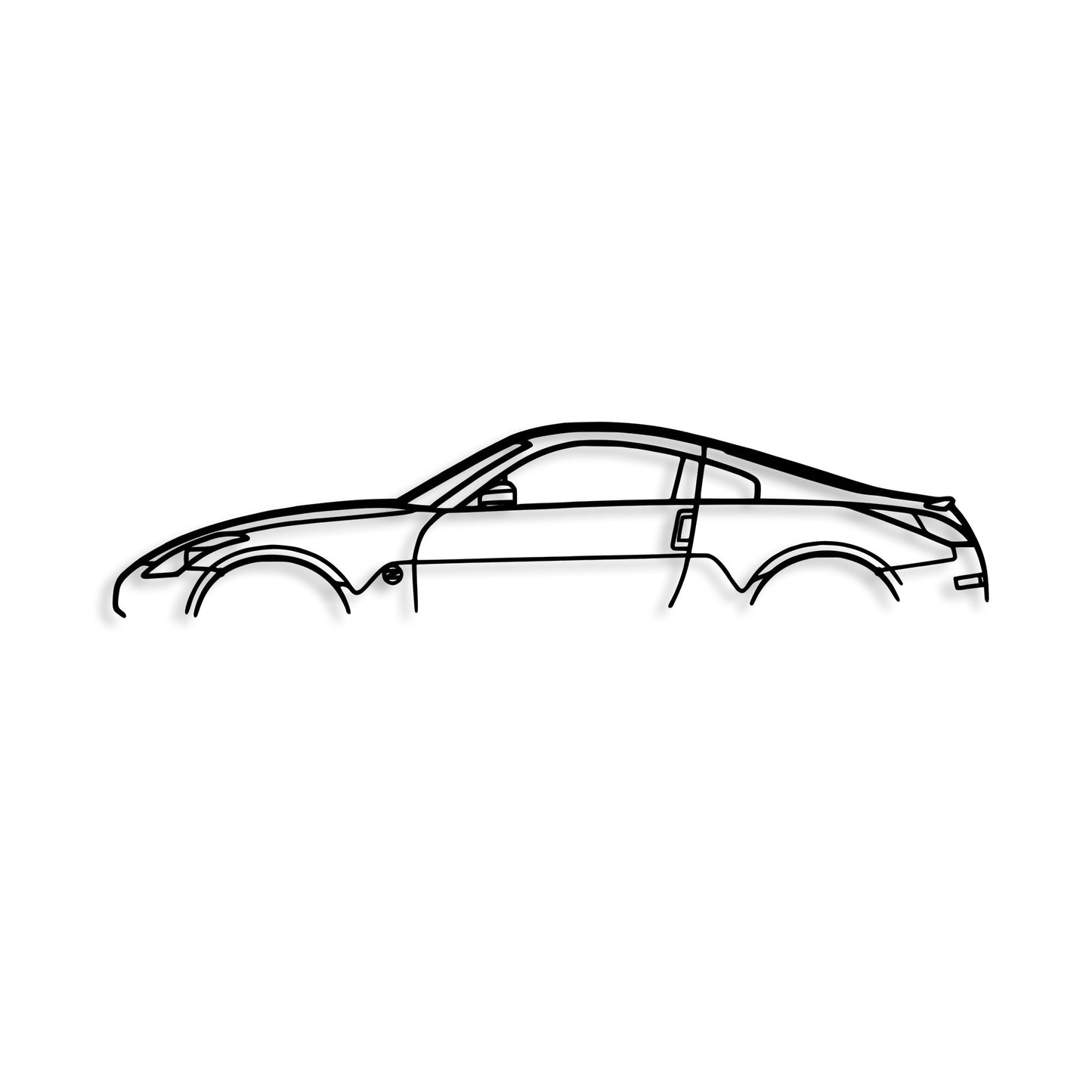 Metalna zidna dekoracija, Nissan 350Z Silhouette