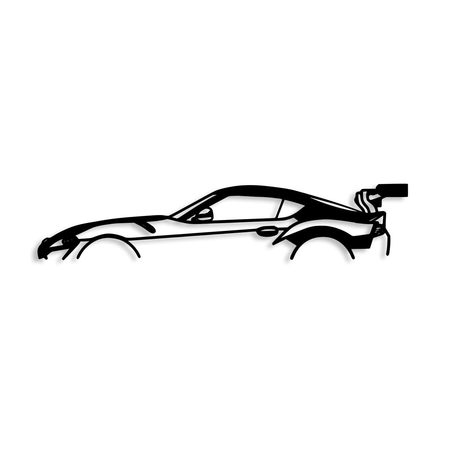 Metalna zidna dekoracija, Dodge Viper Silhouette