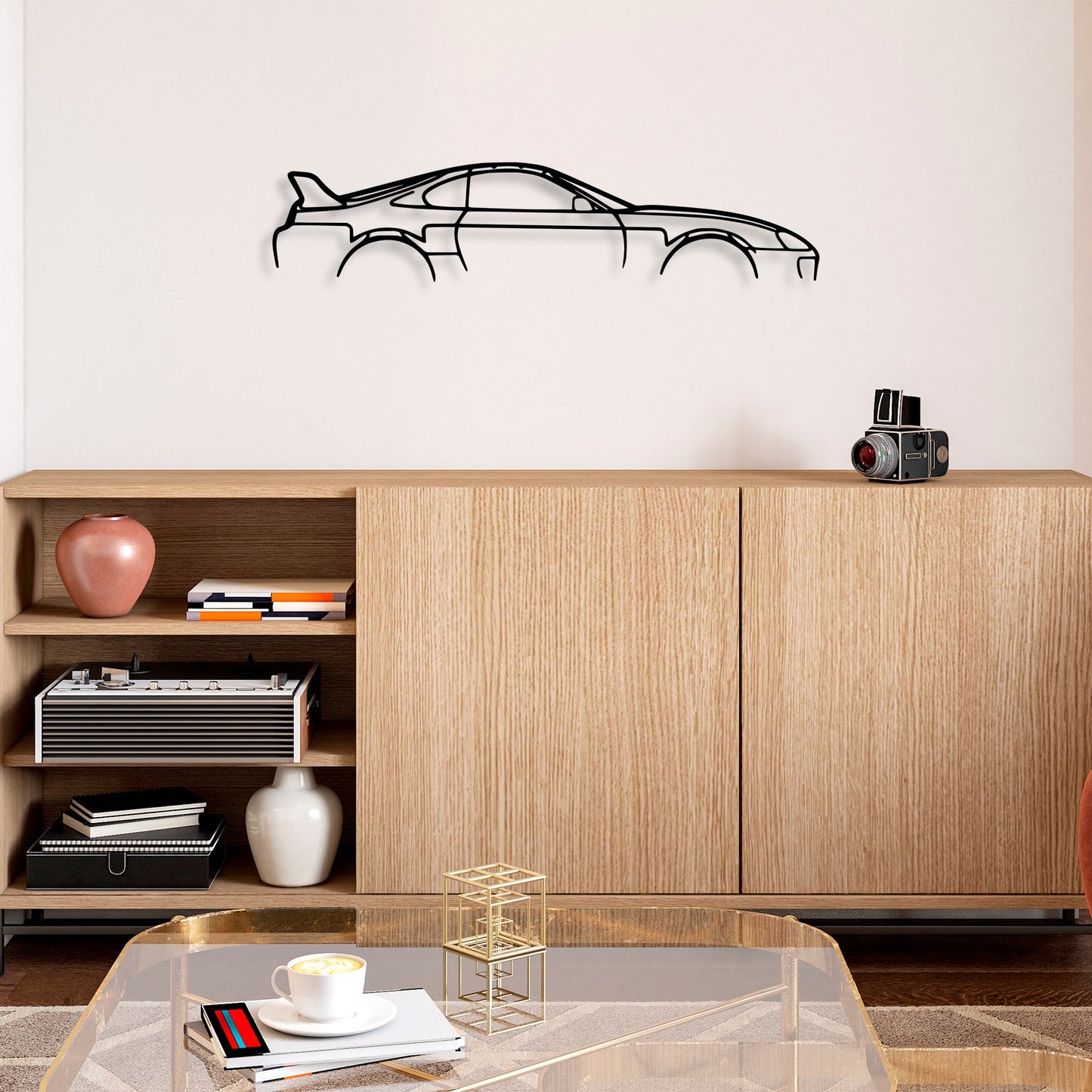 Metalna zidna dekoracija, Toyota Supra Silhouette