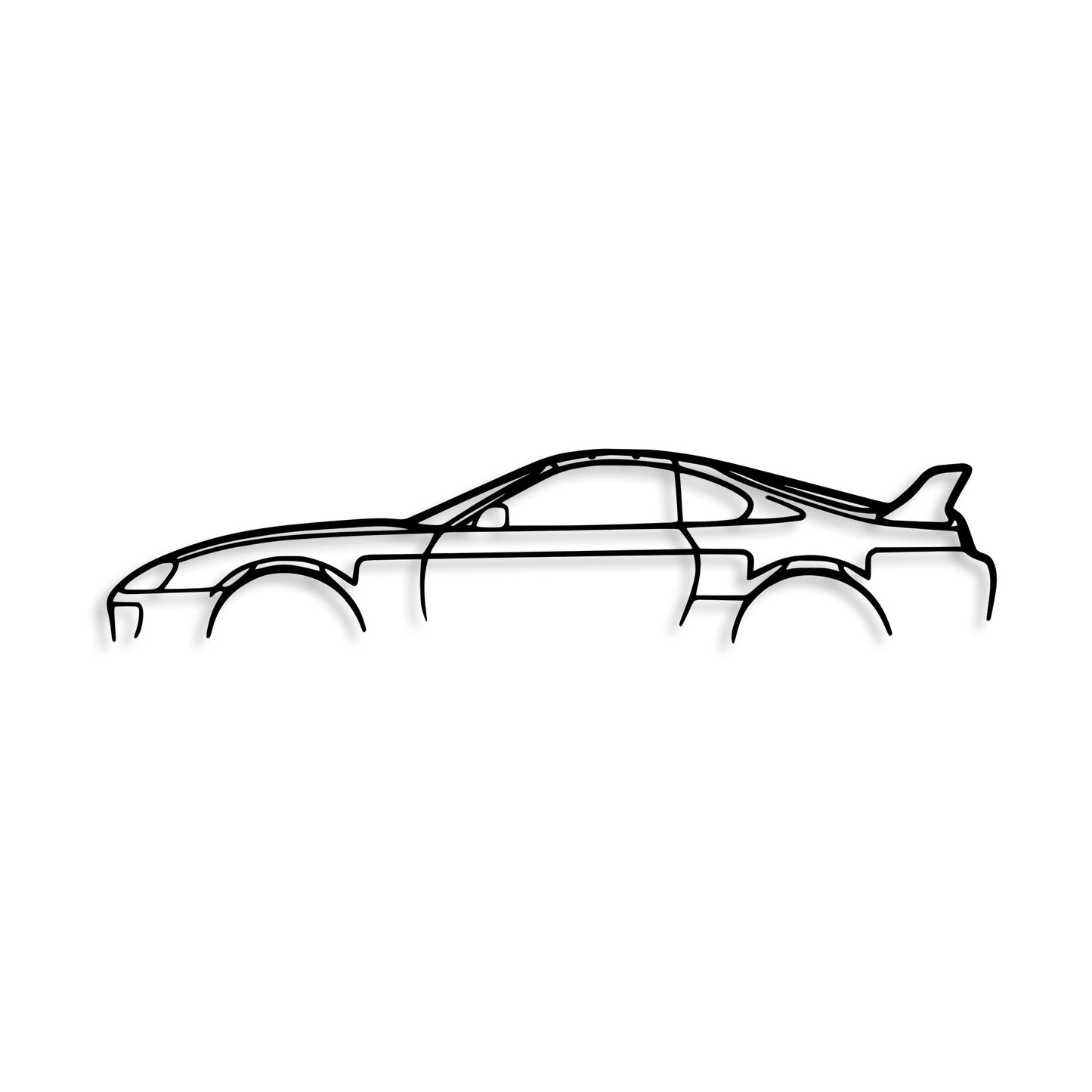 Metalna zidna dekoracija, Toyota Supra Silhouette