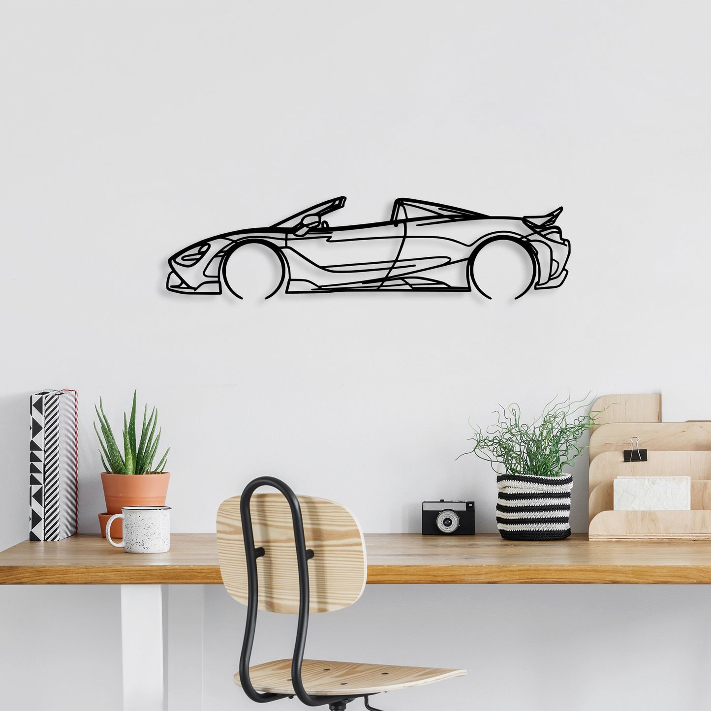 Metalna zidna dekoracija, McLaren 720S Silhouette