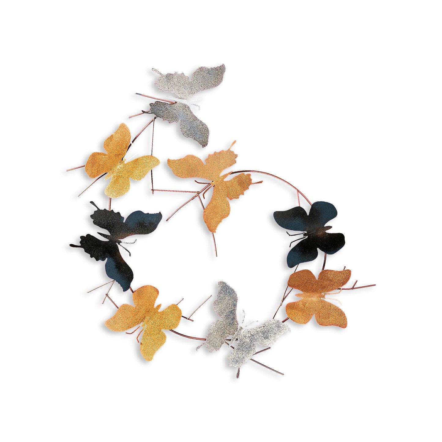 Metalna zidna dekoracija, Butterflies - 2