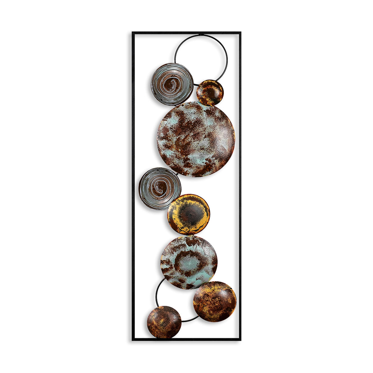 Metalna zidna dekoracija, Textured - 4