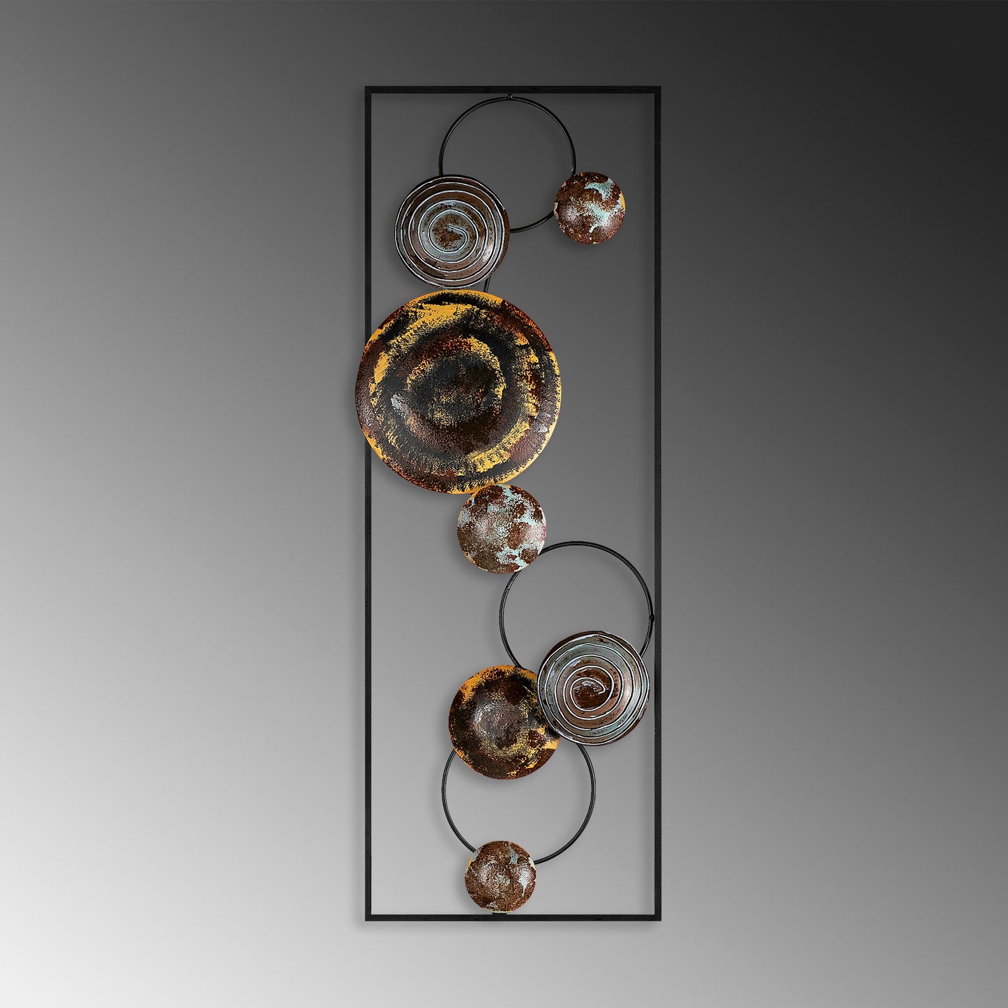 Metalna zidna dekoracija, Textured - 5