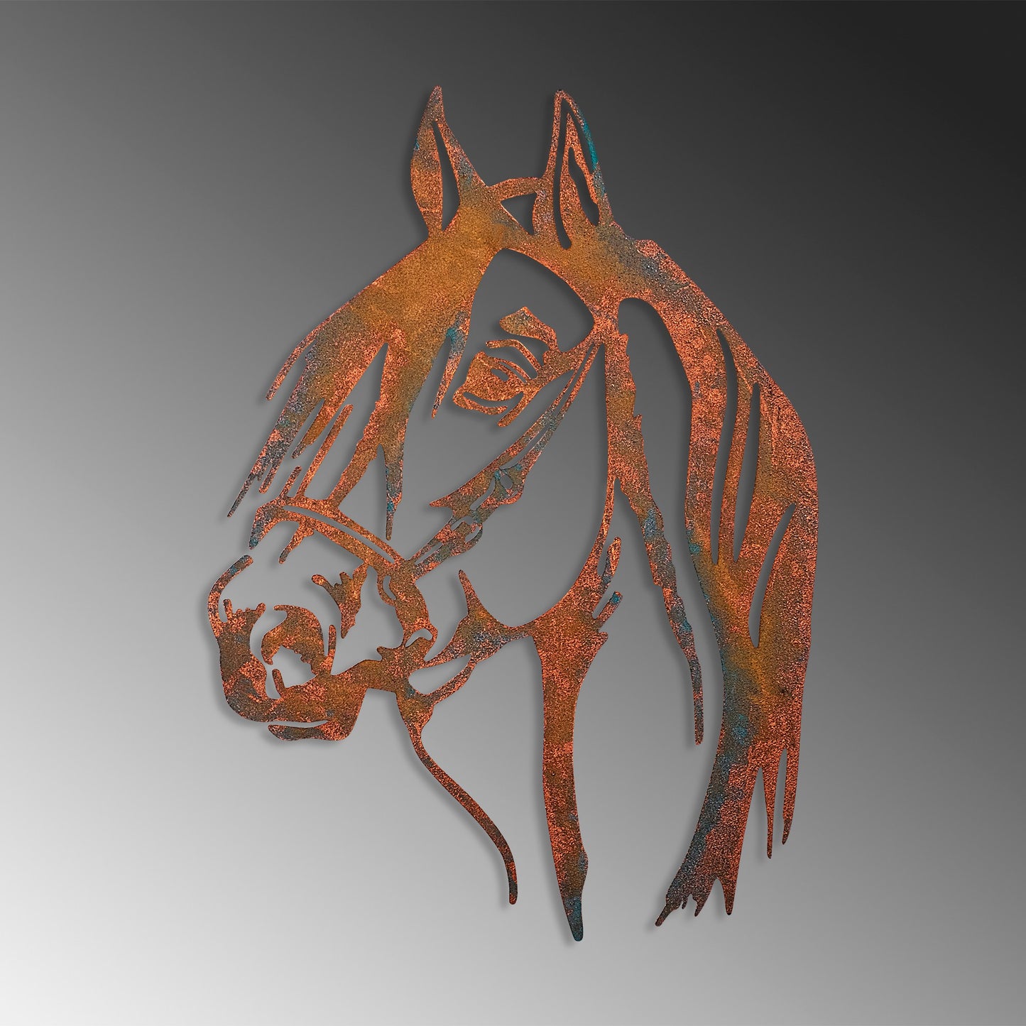 Metalna zidna dekoracija, Horse - 1