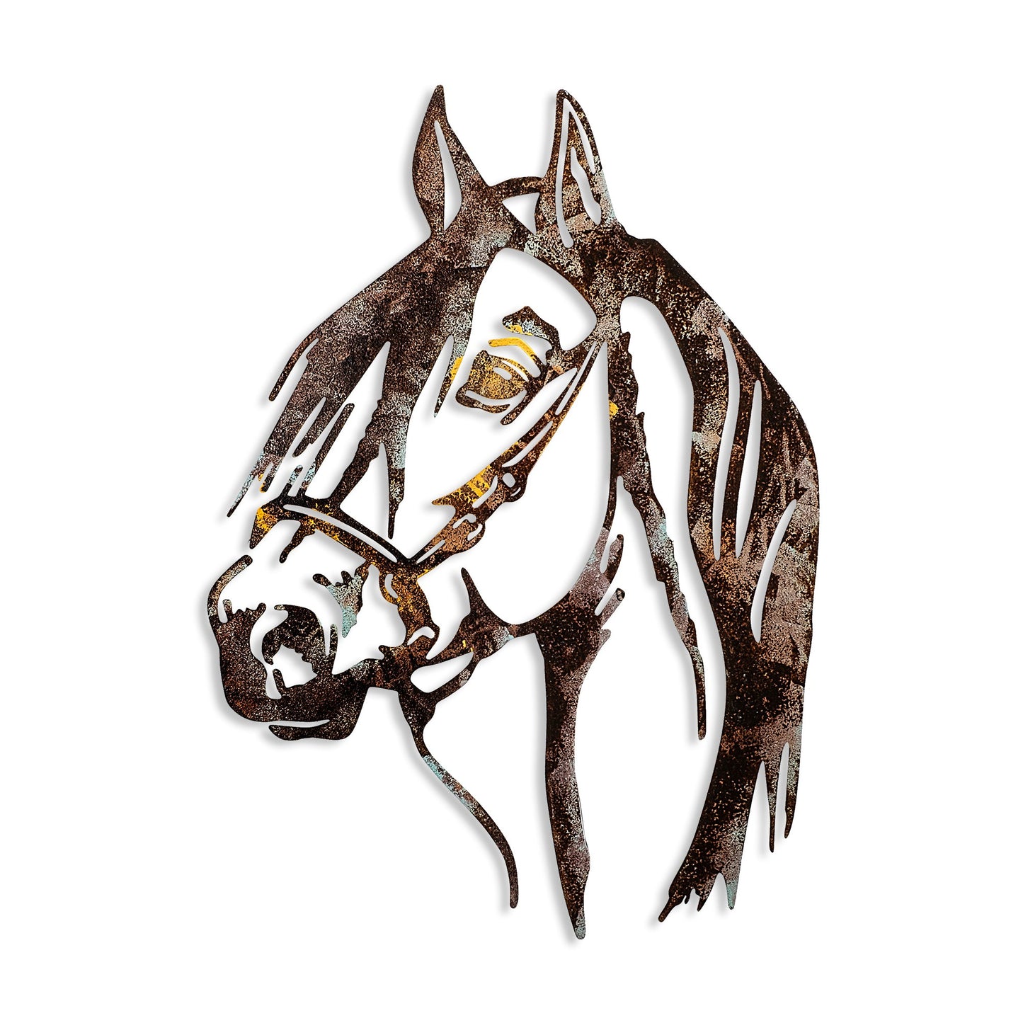 Metalna zidna dekoracija, Horse - 2