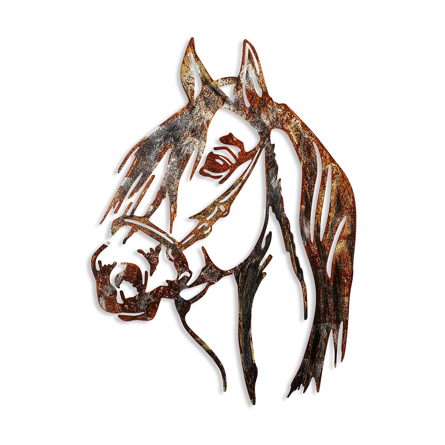 Metalna zidna dekoracija, Horse - 3
