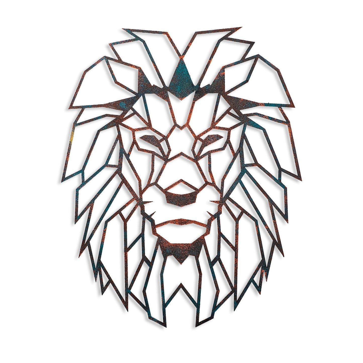 Metalna zidna dekoracija, Lion - 2
