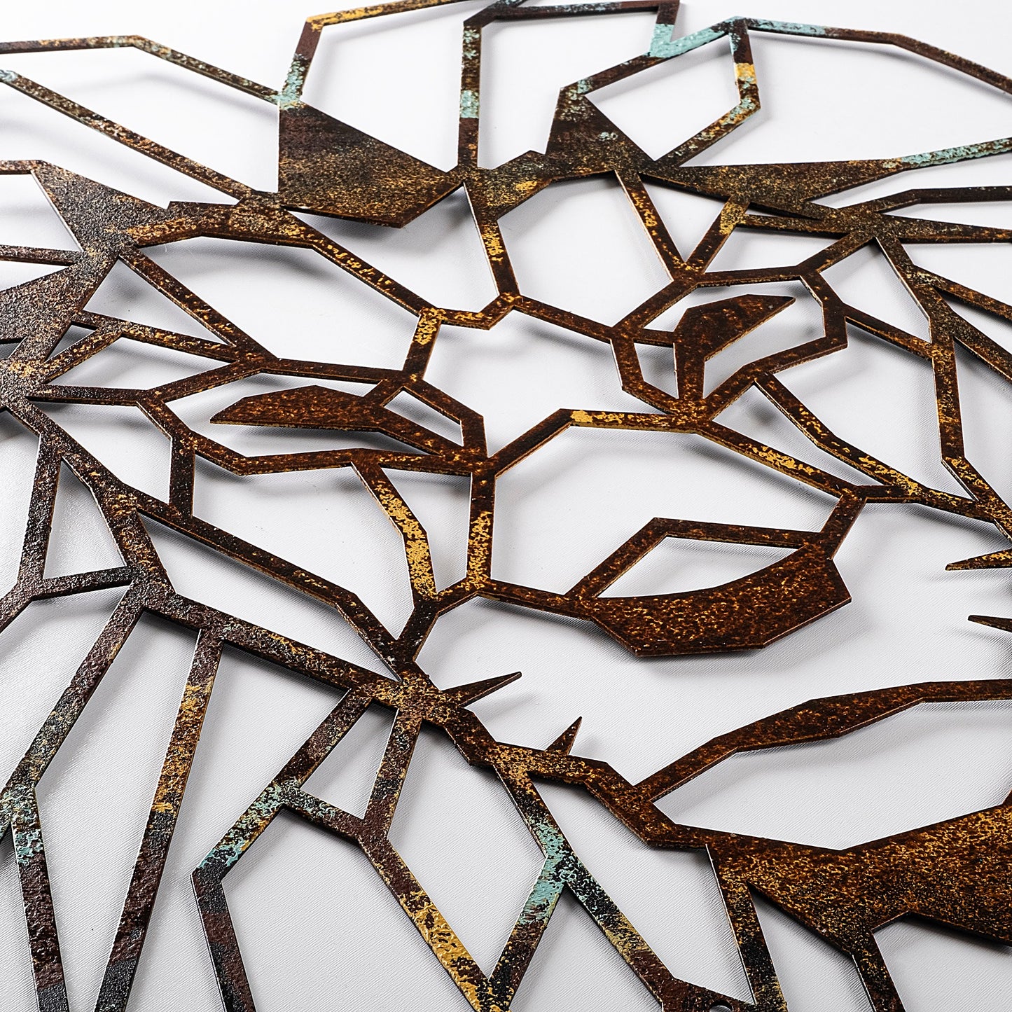 Metalna zidna dekoracija, Lion - 3