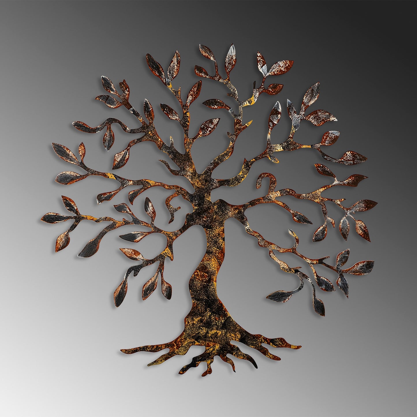 Metalna zidna dekoracija, Tree - 3
