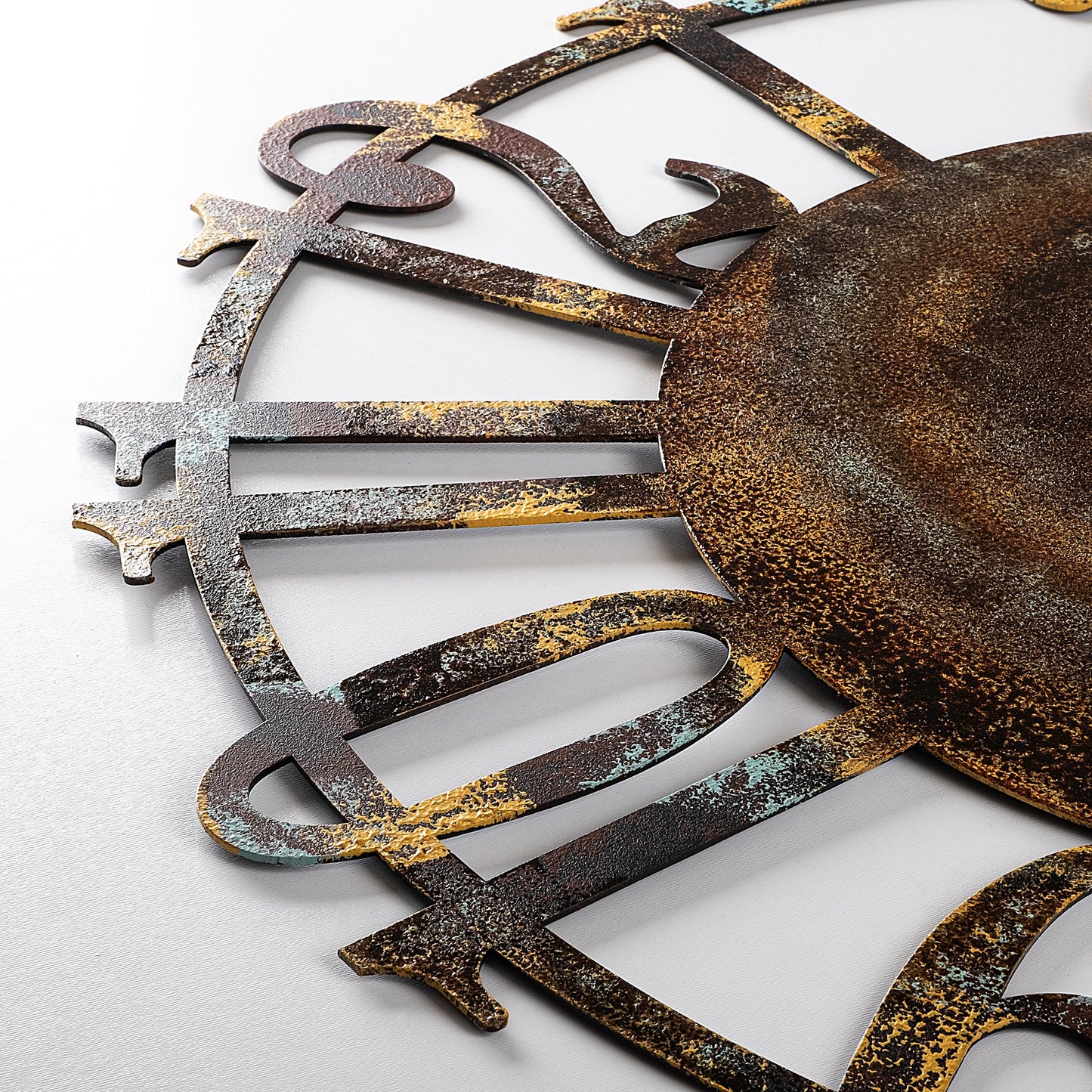 Ukrasni metalni zidni sat, Metal Wall Clock 15 - 1