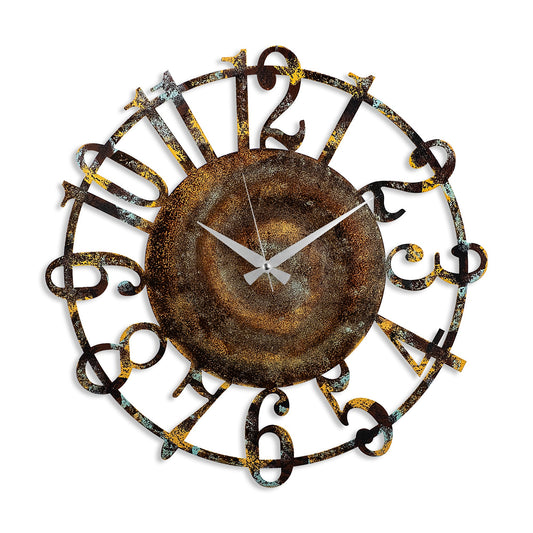 Ukrasni metalni zidni sat, Metal Wall Clock 15 - 1