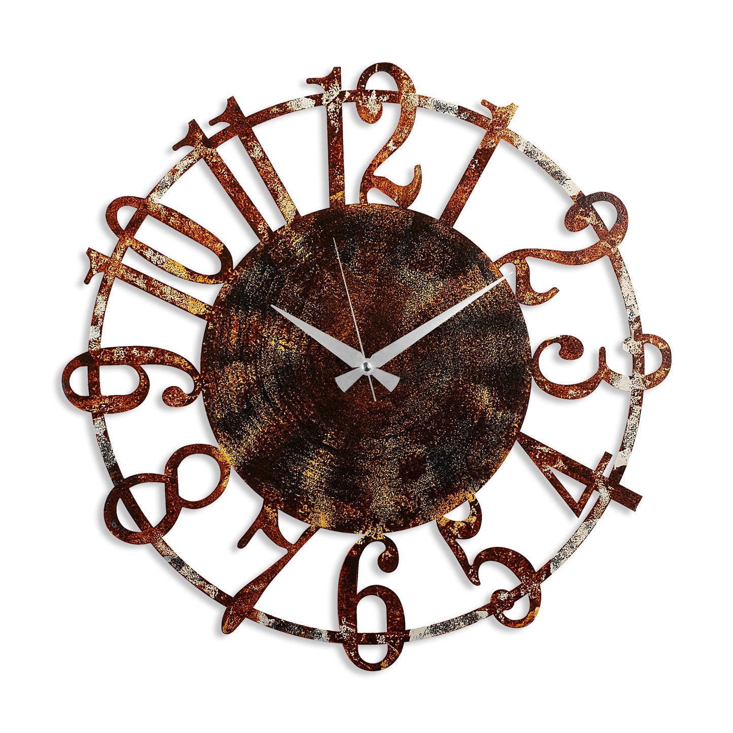 Ukrasni metalni zidni sat, Metal Wall Clock 15 - 2