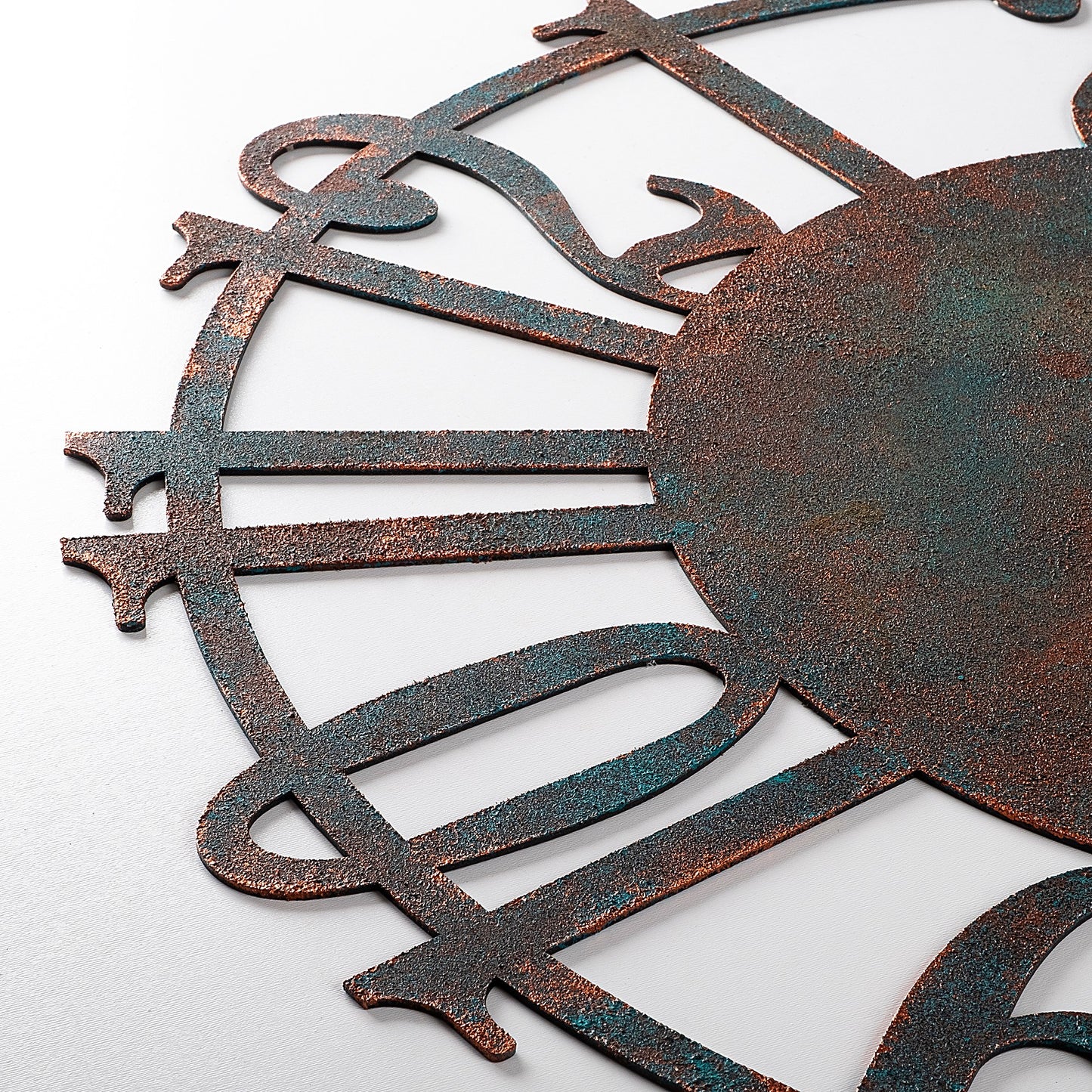 Ukrasni metalni zidni sat, Metal Wall Clock 15 - 3
